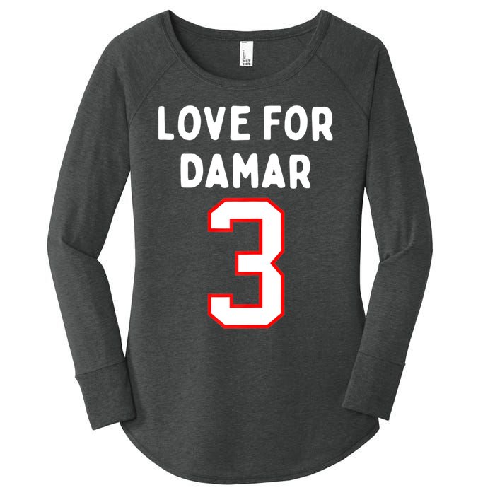 Womens Pray Love For 3 Damar Girl Women's Perfect Tri Tunic Long Sleeve Shirt