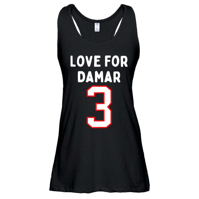 Womens Pray Love For 3 Damar Girl Ladies Essential Flowy Tank