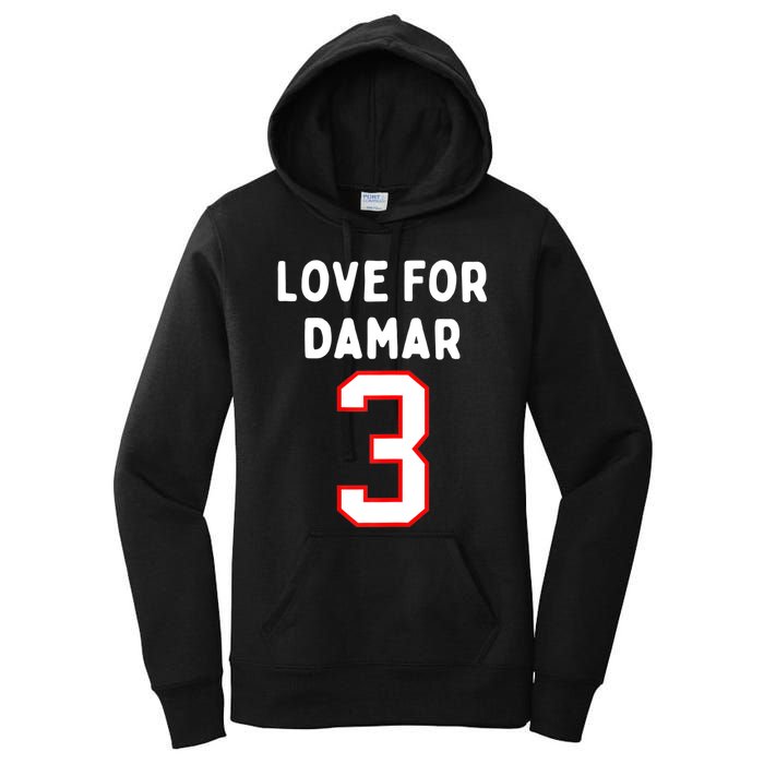 Womens Pray Love For 3 Damar Girl Women's Pullover Hoodie