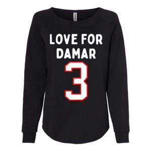 Womens Pray Love For 3 Damar Girl Womens California Wash Sweatshirt