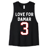 Womens Pray Love For 3 Damar Girl Women's Racerback Cropped Tank