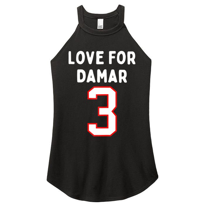 Womens Pray Love For 3 Damar Girl Women's Perfect Tri Rocker Tank