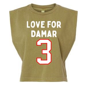 Womens Pray Love For 3 Damar Girl Garment-Dyed Women's Muscle Tee