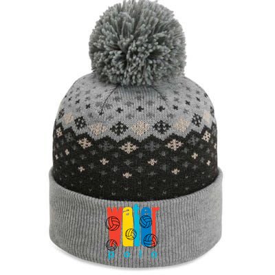 Water Polo Logo The Baniff Cuffed Pom Beanie