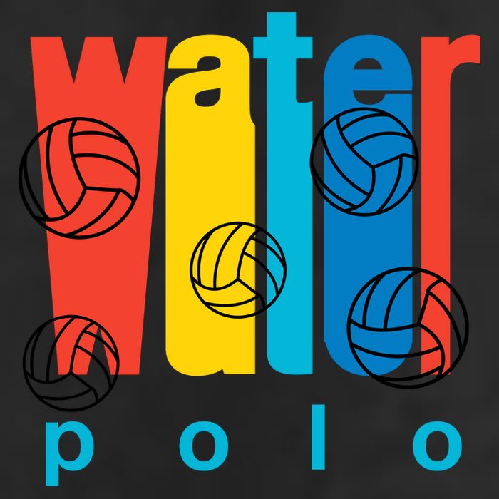 Water Polo Logo 7 Panel Mesh Trucker Snapback Hat