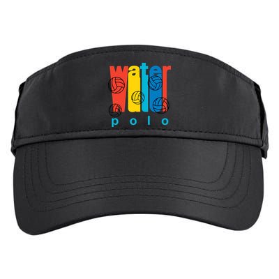 Water Polo Logo Adult Drive Performance Visor