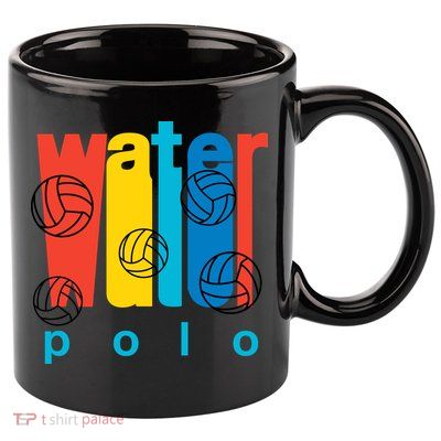 Water Polo Logo 11oz C Handle Ceramic Mug