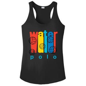 Water Polo Logo Ladies PosiCharge Competitor Racerback Tank