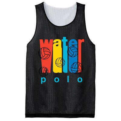 Water Polo Logo Mesh Reversible Basketball Jersey Tank