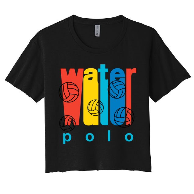 Water Polo Logo Crop Top
