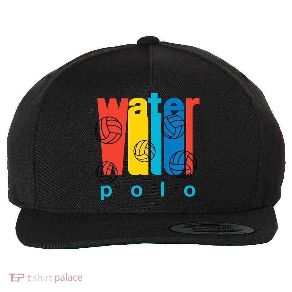 Water Polo Logo Wool Snapback Cap