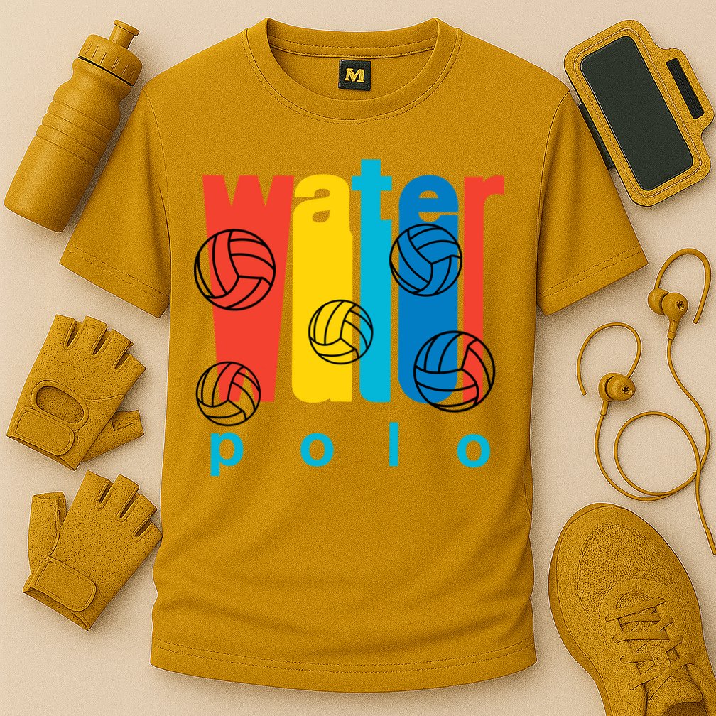 Water Polo Logo Cooling Performance Crew T-Shirt