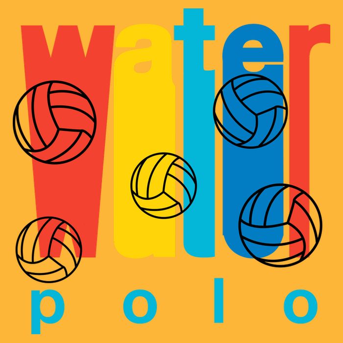 Water Polo Logo Cooling Performance Crew T-Shirt