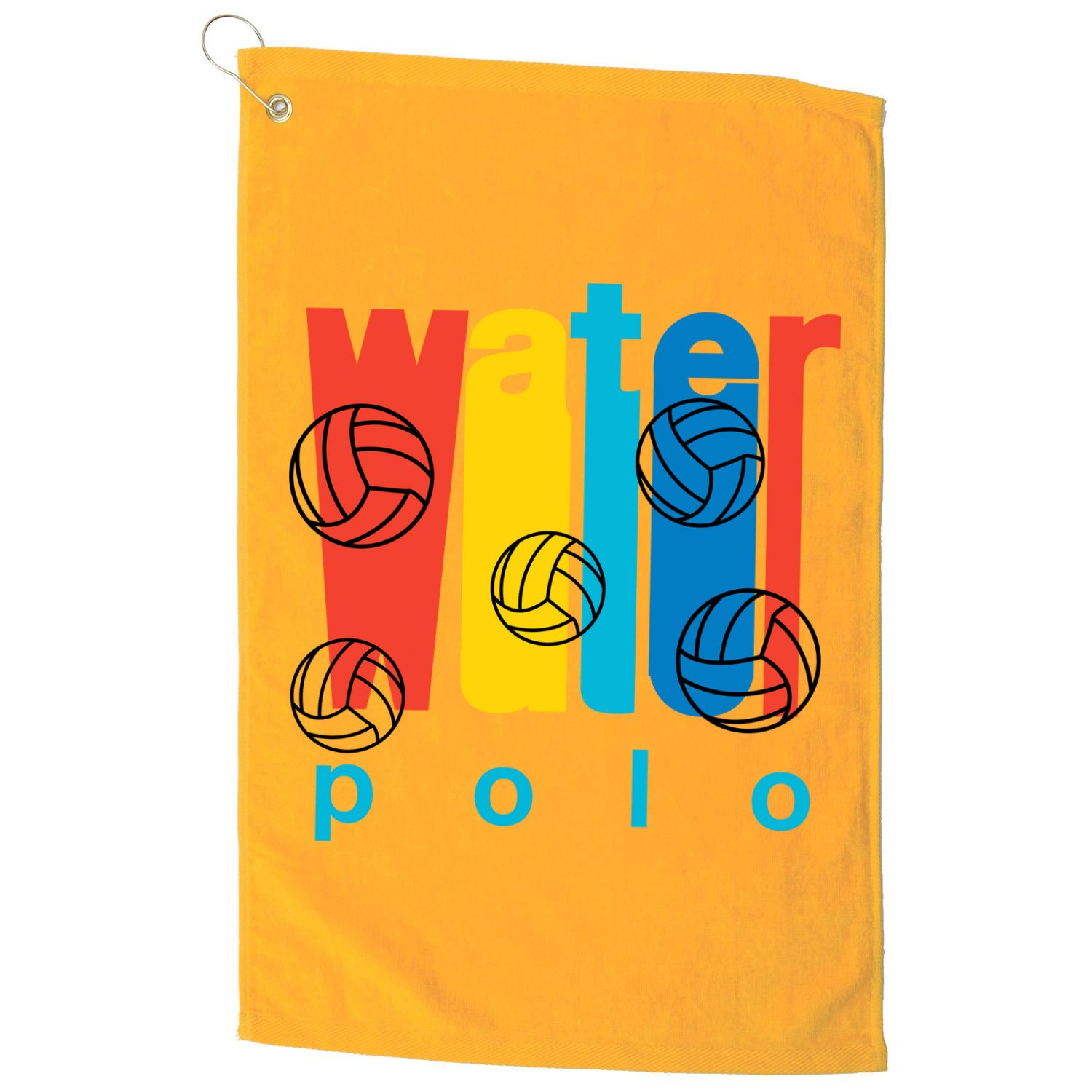 Water Polo Logo Golf Towel