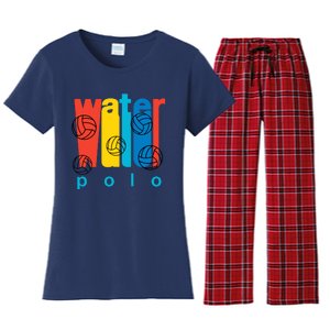 Water Polo Logo Women's Flannel Pajama Set