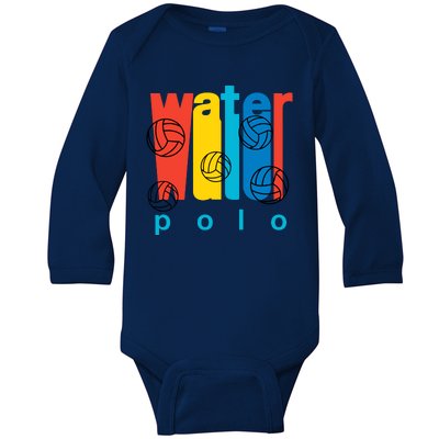 Water Polo Logo Baby Long Sleeve Bodysuit