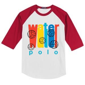 Water Polo Logo Kids Colorblock Raglan Jersey