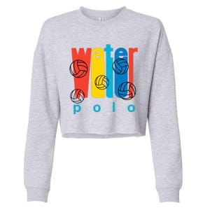 Water Polo Logo Cropped Pullover Crew