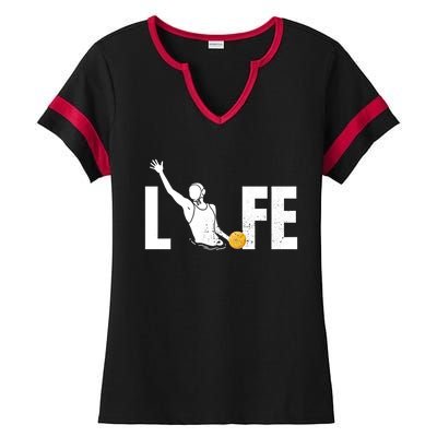 Water Polo Life Water Polo Player Gift Love Water Polo Cool Gift Ladies Halftime Notch Neck Tee