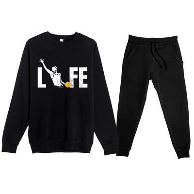 Water Polo Life Water Polo Player Gift Love Water Polo Cool Premium Crewneck Sweatsuit Set