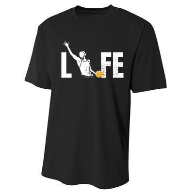 Water Polo Life Water Polo Player Gift Love Water Polo Cool Performance Sprint T-Shirt