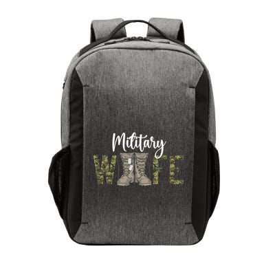 Wife Proud Military Wife Great Gift Vector Backpack