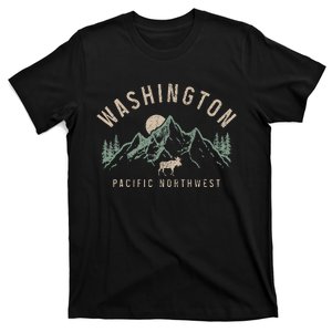 Washington Pnw Moose Pacific Northwest Souvenir Pride T-Shirt