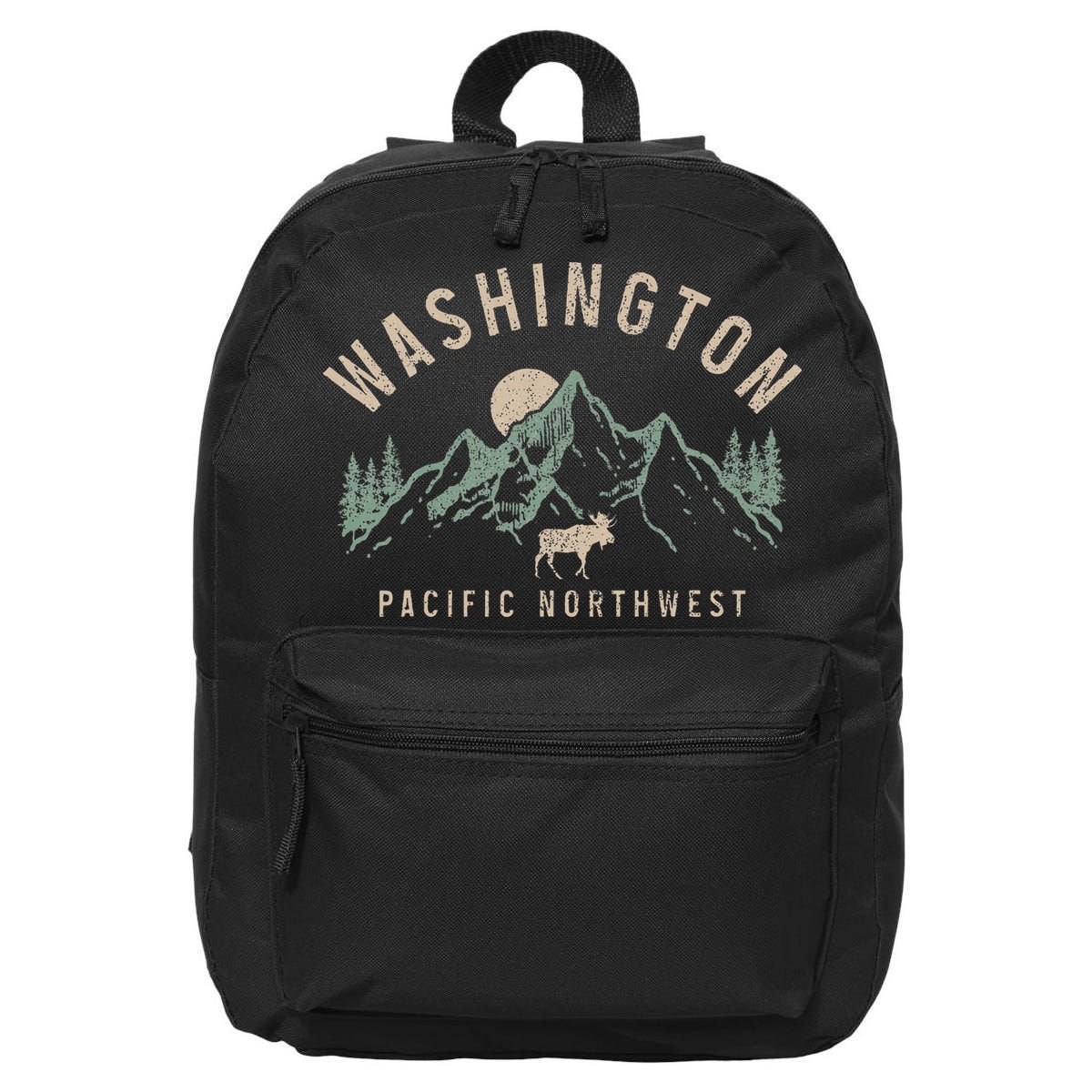 Washington Pnw Moose Pacific Northwest Souvenir Pride 16 in Basic Backpack