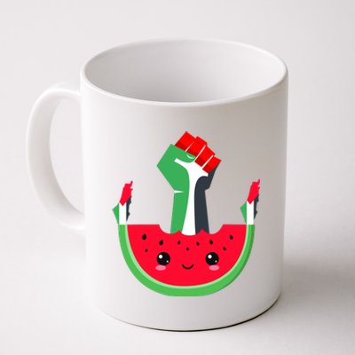 Watermelon Palestine Map Country Patriots And Supporters Coffee Mug