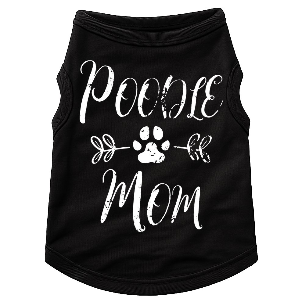 Womens Poodle Mom Poodle Lover Owner Funny Dog Mom Doggie Tank