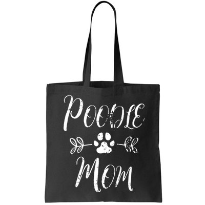 Womens Poodle Mom Poodle Lover Owner Funny Dog Mom Bag