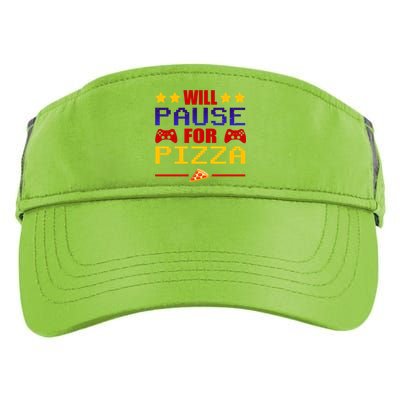 Will Pause My Game For Pizza Funny Gaming Gift Cool Gift Adult Drive Performance Visor