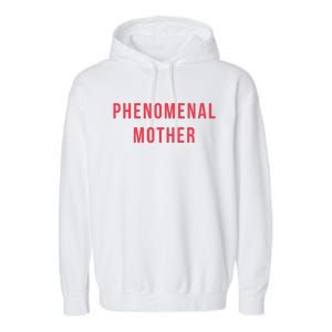 Womens Phenomenal Mother Trendy Pink Women's Mother's Day Garment-Dyed Fleece Hoodie