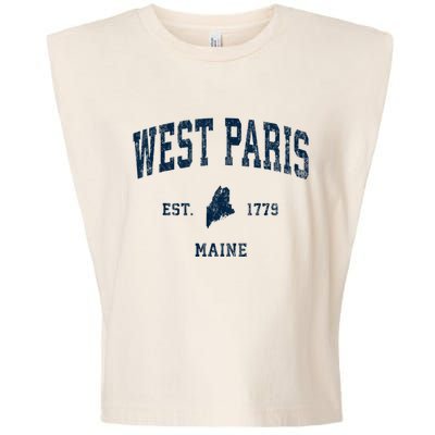 West Paris Maine Me Vintage Athletic Garment-Dyed Women's Muscle Tee