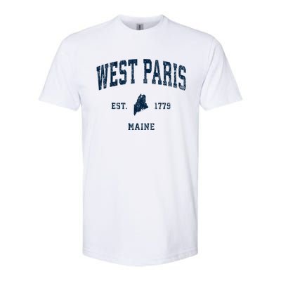 West Paris Maine Me Vintage Athletic Softstyle CVC T-Shirt