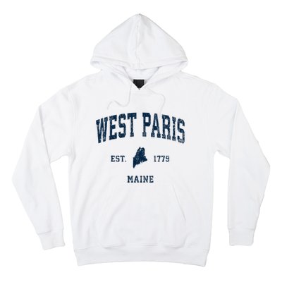 West Paris Maine Me Vintage Athletic Hoodie