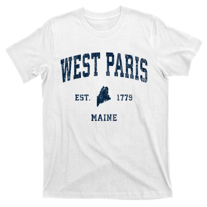 West Paris Maine Me Vintage Athletic T-Shirt