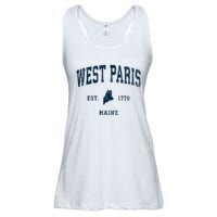 West Paris Maine Me Vintage Athletic Ladies Essential Flowy Tank