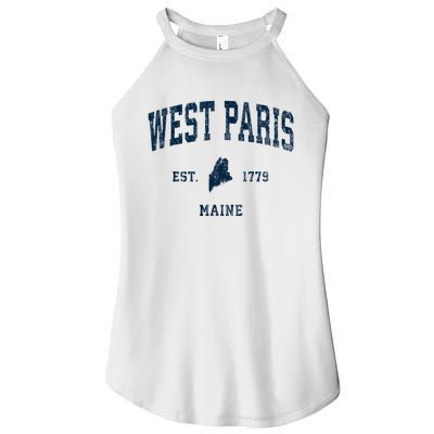 West Paris Maine Me Vintage Athletic Women's Perfect Tri Rocker Tank