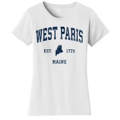 West Paris Maine Me Vintage Athletic Women's T-Shirt