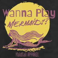 Wanna Play Mermaids Funny Cute Mermaid Swim Team Love Hat