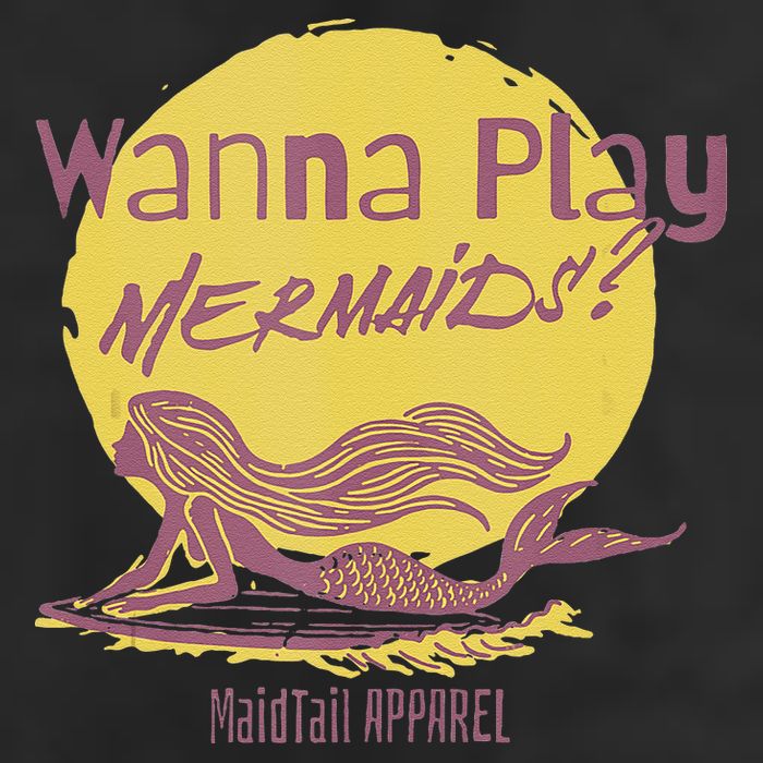 Wanna Play Mermaids Funny Cute Mermaid Swim Team Love Hat