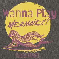 Wanna Play Mermaids Funny Cute Mermaid Swim Team Love Cotton Canvas Backpack