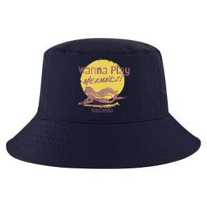 Wanna Play Mermaids Funny Cute Mermaid Swim Team Love Cool Comfort Performance Bucket Hat