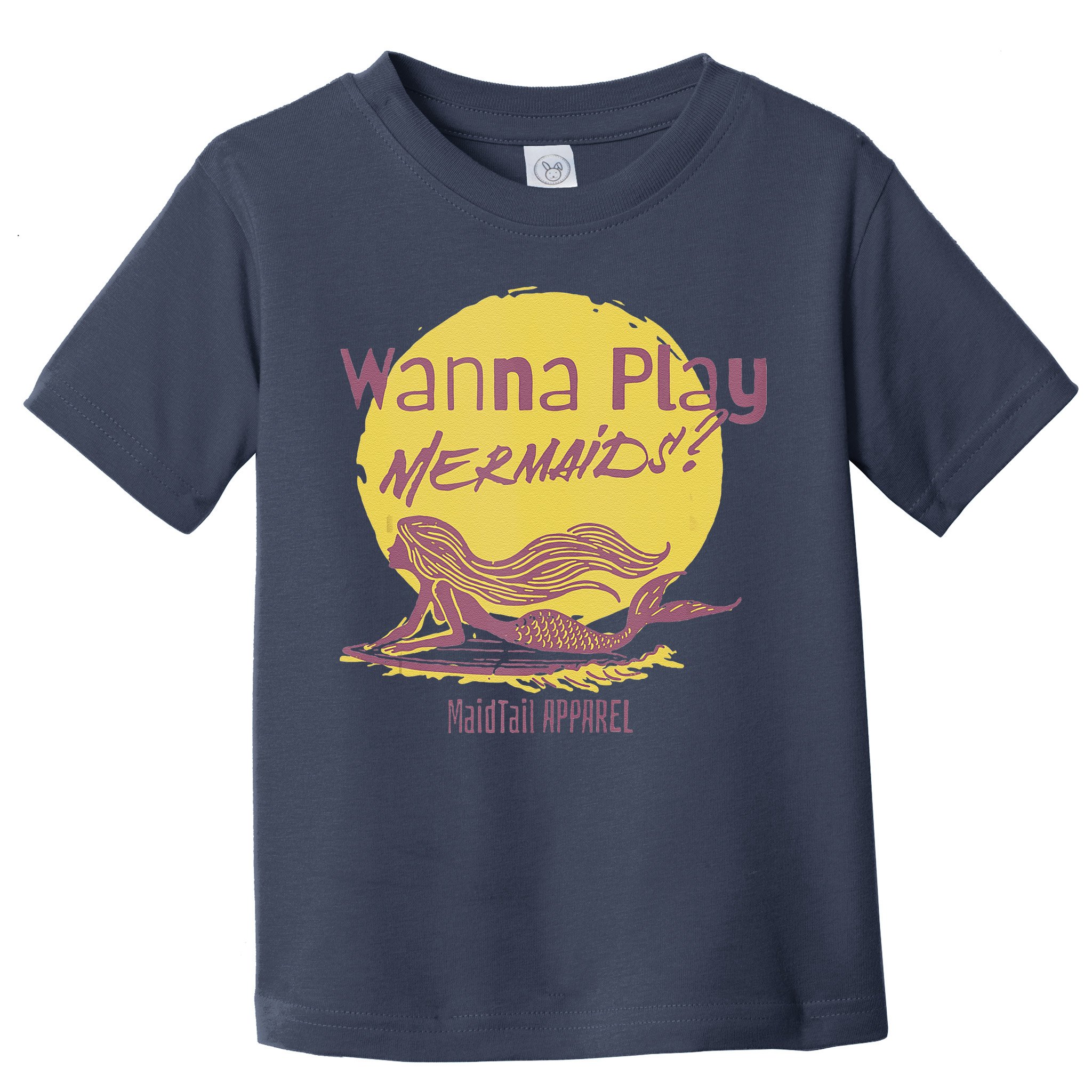Wanna Play Mermaids Funny Cute Mermaid Swim Team Love Toddler T-Shirt