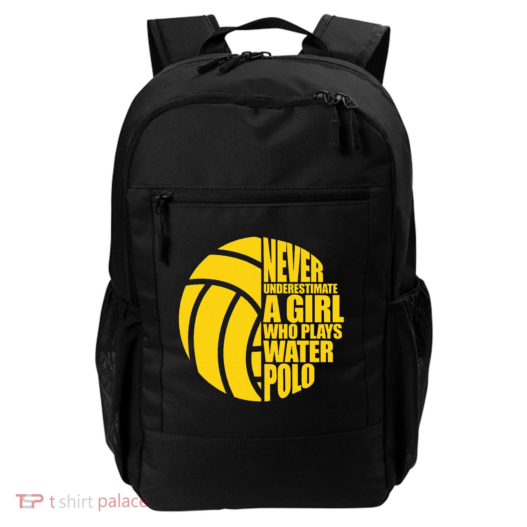 Water Polo Never Underestimate A Girl Who Plays Water Polo Backpack