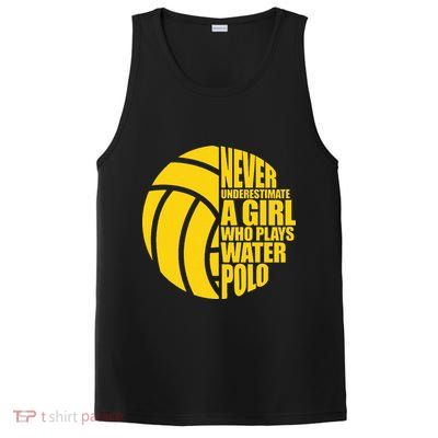 Water Polo Never Underestimate A Girl Who Plays Water Polo PosiCharge Competitor Tank