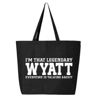 Wyatt Personal Name Funny Wyatt 25L Jumbo Tote