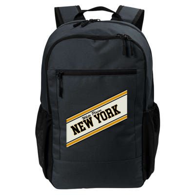 White Plains New York Varsity Logo Daily Commute Backpack