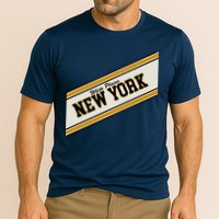 White Plains New York Varsity Logo Cooling Performance Crew T-Shirt